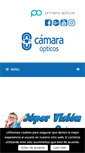 Mobile Screenshot of camaraopticos.com