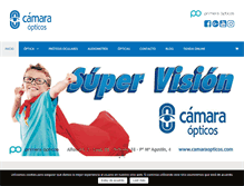 Tablet Screenshot of camaraopticos.com